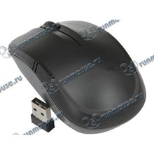 Оптическая мышь Delux "M136", беспров., 2кн.+скр., черный (USB) (ret) [129976]