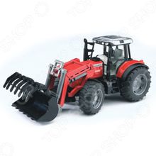 Bruder с погрузчиком Massey Ferguson 7480