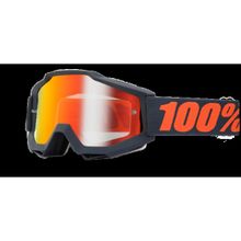 Очки 100% Accuri Matte Gunmetal   Mirror Red Lens (50210-025-02)