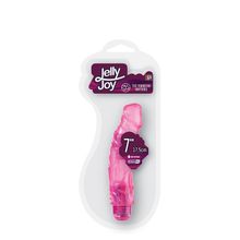 Dream Toys Розовый гелевый вибромассажёр JELLY JOY 7INCH 10 RHYTHMS PINK - 17,5 см. (розовый)