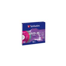Диск Slim case (box) DVD+R Verbatim 16x 4.7 Gb (43556-1)