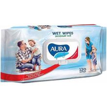 Aura Family 120 салфеток в пачке
