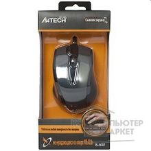 A-4Tech A4Tech N-500F V-TRACK серый глянец черный USB, 3+1 кл.-кн.,провод.мышь 641866