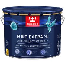 Тиккурила Euro Extra 20 Суперзащита от Влаги 9 л бесцветная