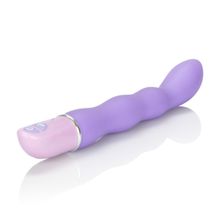 California Exotic Novelties Силиконовый фиолетовый вибратор Lia Magic Wand - 21 см. (фиолетовый)