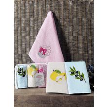 Кухонные полотенца "KARNA" махровое FRUCTUS 30х50 см (3 штуки)