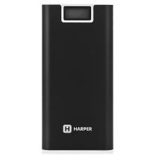 внешний аккумулятор Powerbank Harper PB-2016, 16000 мАч, черный, Li-Polymer, фонарик, дисплей