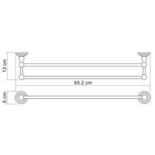 WasserKRAFT Штанга для полотенец Ammer K-7040