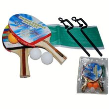 Набор для настольного тенниса-пинг понга Shuhua 2 ракетки 3 шарика сетка стойки