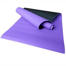 Коврик для йоги 173х61х0,6 см 2-х слойный (фиолетовый) F18564