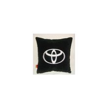  Подушка Toyota черная вышивка белая