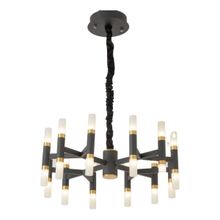 Lumina Deco Подвесная люстра Lumina Deco Richmond LDP 6035-24 BK+GD ID - 148396