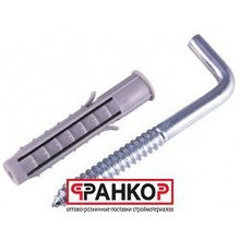 Дюбель с крюком - костыль Krhp-12х60 8х80