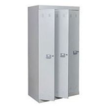 Шкаф металлический для одежды, 3-х-секционный