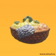 Керамический Декор Корзина с фруктами
