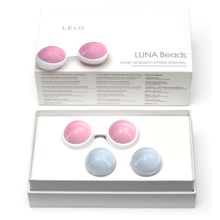 Lelo Вагинальные шарики Luna Beads (голубой с розовым)