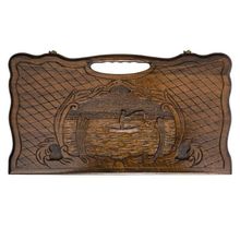 Нарды резные "Рыбак" 50