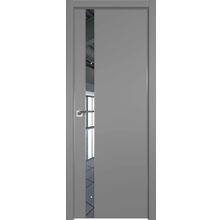 Двери ProfilDoors Модель 106E Цвет Грей Стекло Зеркало Кромка Матовая