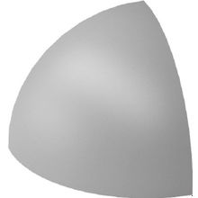 Угловой элемент Paradyz Inwesta Gamma Szara Profil wypukly E Mat 0,3х0,3