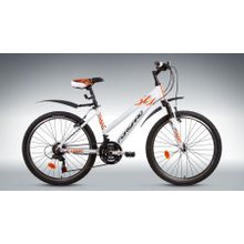 Подростковый горный (MTB) велосипед FORWARD Seido 1.0 белый черный 15" рама (2016)