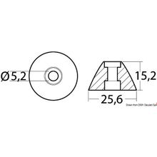 Osculati Aluminium spare anode orig. ref. 31180, 43.070.30