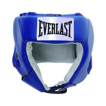 Шлем открытый Everlast USA Boxing 610206U кожа синий р.М