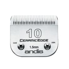 Нож 1,5мм керамический под слот A5 №10 арт.64315 Andis Ceramic Edge Detachable Blade Size 10