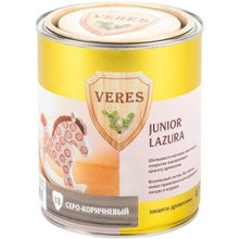 Veres Junior Lazura 750 мл серо коричневая