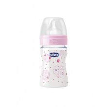 Chicco Well-Being Girl 150 мл с сил. соской с 0 мес