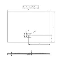 Душевой поддон Riho Basel 430 (DC341700000000S) 100x100 (черный матовый)