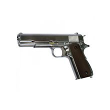 WE Модель пистолета COLT M1911 A1, Металл, Хром KJ Works ggb-0317ts