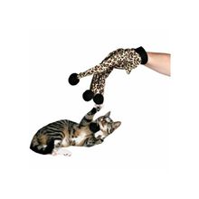 TRIXIE Игрушка для кошек "Перчатка с помпонами" 34см