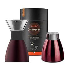 Кофеварка портативная красная Asobu Pour Over 1л