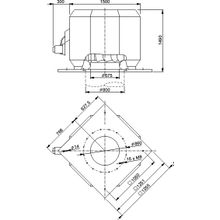 Systemair DVV 1000D4-8-XM