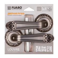 Ручки дверные межкомнатные Fuaro LOUVRE SM HD AS-3 античное серебро