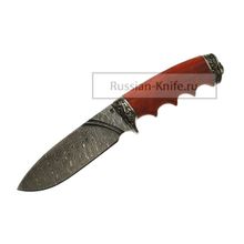 Нож Бобр-2 (дамасская сталь - ручная ковка), падук