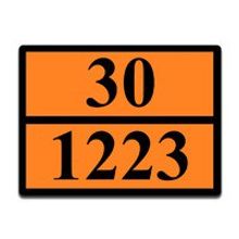 Оранжевая табличка опасный груз 30-1223 (керосин)