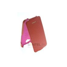 Чехол книжка nuoku ROYAL для HTC One X красный ROYALONEXRED
