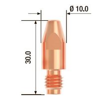 FUBAG Контактный наконечник M8х30 мм ECU D=0.8 мм  (25 шт.)