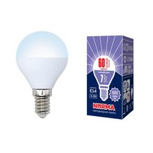 Volpe Лампа светодиодная E14 7W 6500K матовая LED-G45-7W DW E14 FR NR UL-00003818 ID - 234669