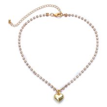 Колье-цепь "Сердечко" (арт. 81013-7)