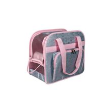 Trixie Trixie Alisha - сумка-переноска для собак и кошек (20х32х39см, серая розовая)