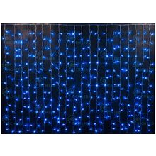 Rich LED 2*1.5 м, цвет: синий. Прозрачный провод