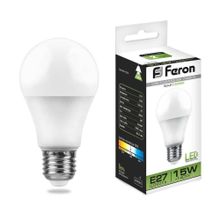 Feron Лампа светодиодная Feron E27 15W 4000K Шар Матовая LB-94 25629 ID - 235014