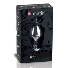 MyStim Анальная втулка для электростимуляции John - 10,5 см.