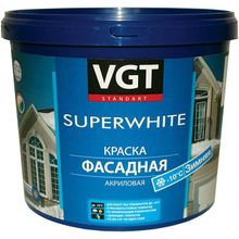 ВГТ ВД АК 1180 Superwhite 40 кг сигнальный серый