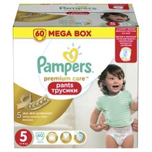 Pampers Premium Care Pants Junior 12-18 кг 60 шт