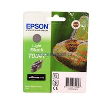 Картридж Epson T0347 Light black оригинал в технологической упаковке