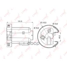 Фильтр Топливный LYNXauto арт. LF959M