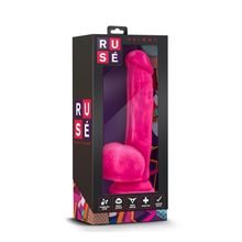 Blush Novelties Розовый фаллоимитатор на присоске Shimmy - 22 см.